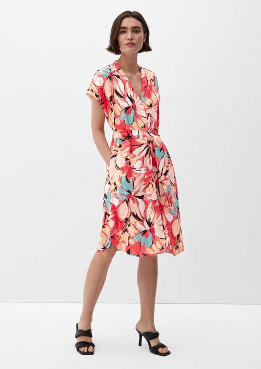 Image du produit s.Oliver Kleid Viskosekleid mit Gürtel (38)
