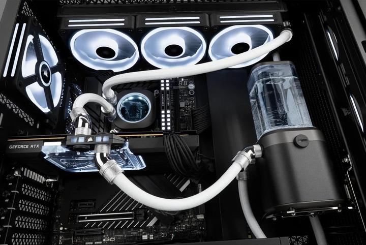 Actual product image Corsair Tubing (soft), XT Softline Mesh White (3m 10/13mm ID/OD) (3 m, Plastic)