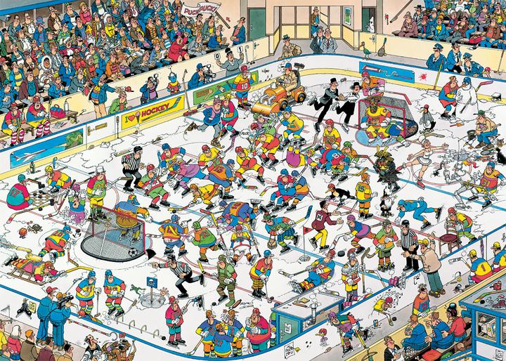 Actual product image Jan van Haasteren - Ice Hockey (1000 pieces) (1119802049) (1000 pieces)