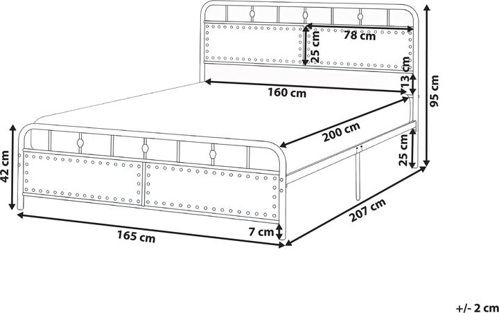 Produktbild Beliani Breuillet (160 x 200 cm)