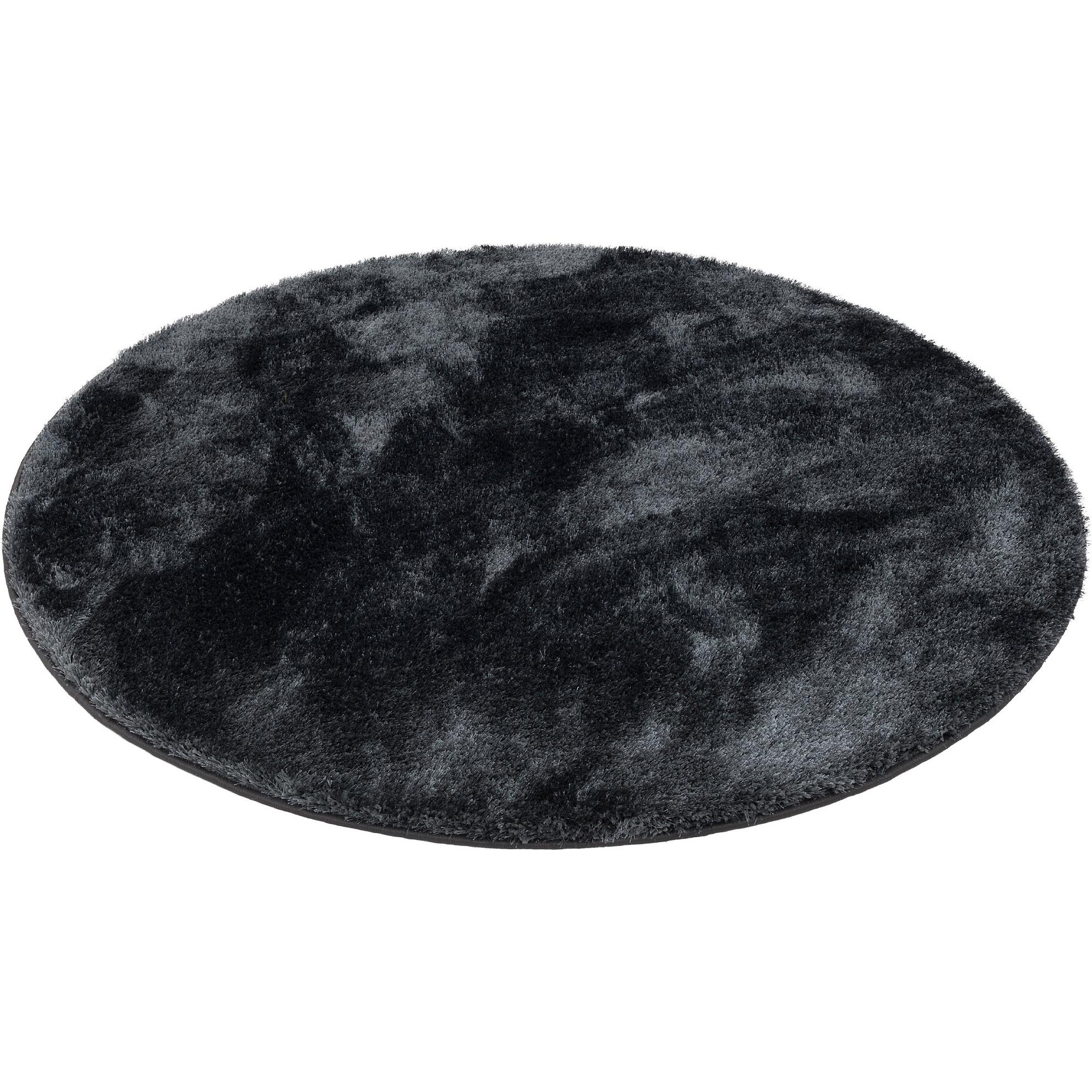 Snapstyle, Teppich, Hochflor Shaggy Teppich Feeling Mix Rund (100 x 100 cm)