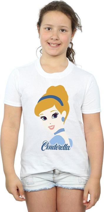 Image du produit Cinderella T-shirt en coton Silhouette pour filles (152, 158)