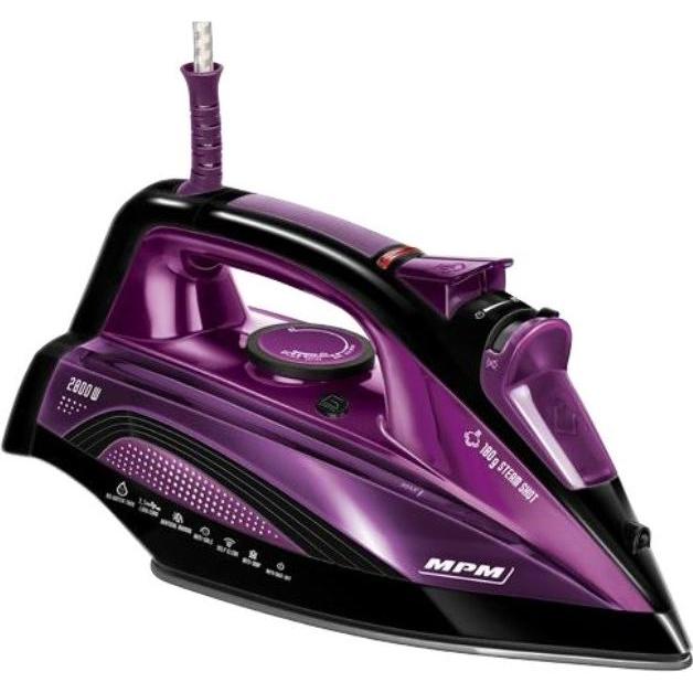 MPM MZE-21/RS Dampfbügeleisen 2800 W Violett, Bügeleisen, Violett