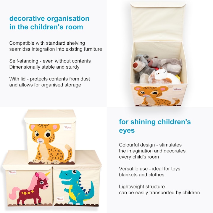 Actual product image Intirilife Storage box with lid for children