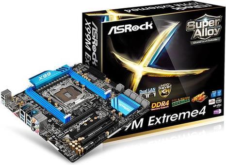 Immagine prodotto AsRock X99M Extreme4, mATX, LGA2011-v3 (LGA 2011-v3, Intel X99, mATX)