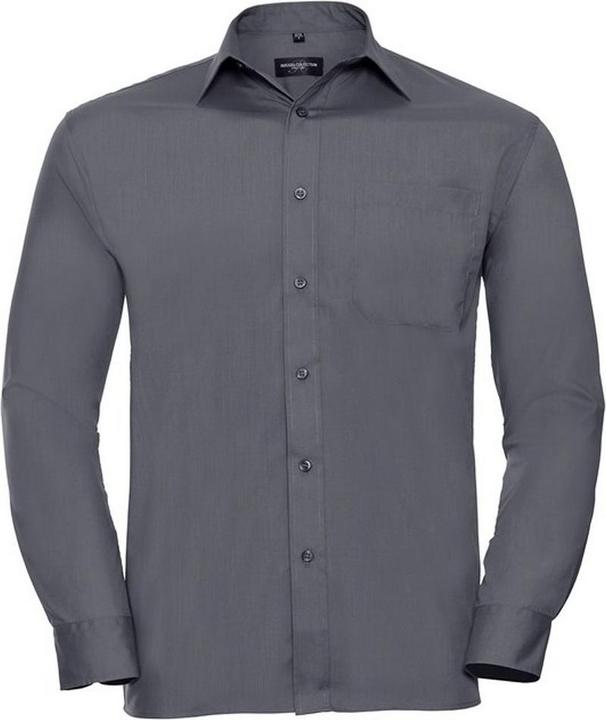 Immagine prodotto Russell Camicia uomo Popeline Easy-Care a maniche lunghe (4XL)