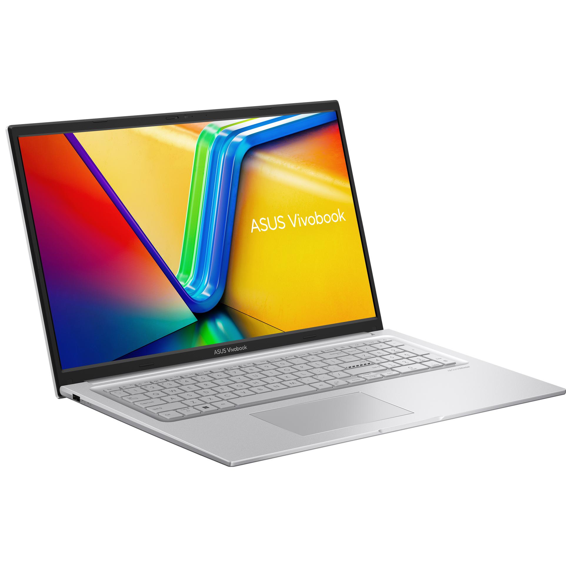 ASUS VivoBook 17 X1704VA, Cool Silver, Core i7-1355U, 16GB RAM, 512GB SSD, DE (17.30", 512 GB, 16 GB