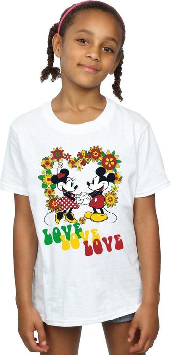 Immagine prodotto Disney Mickey And Minnie Mouse Hippie Love Maglietta Ragazze (128)
