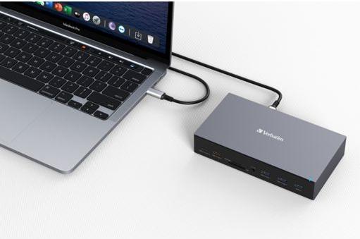 Produktbild Verbatim USB-C Pro Docking Station 17 Port CDS-17 (USB-C, 17 Ports)