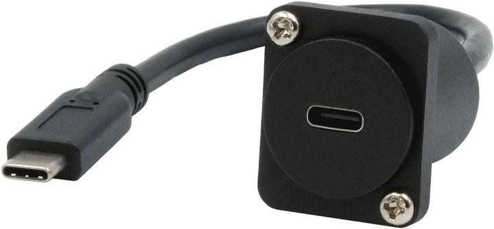 Image du produit Exsys Adaptateur D-Type USB-C f-m (USB-C, 20 cm)