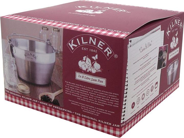 Productafbeelding Kilner 25,413 Roestvrijstalen Inmaak Jam Pan, Zilver, 34,5 x 34 x 19,5 cm (Steelpan, Roestvrij staal)