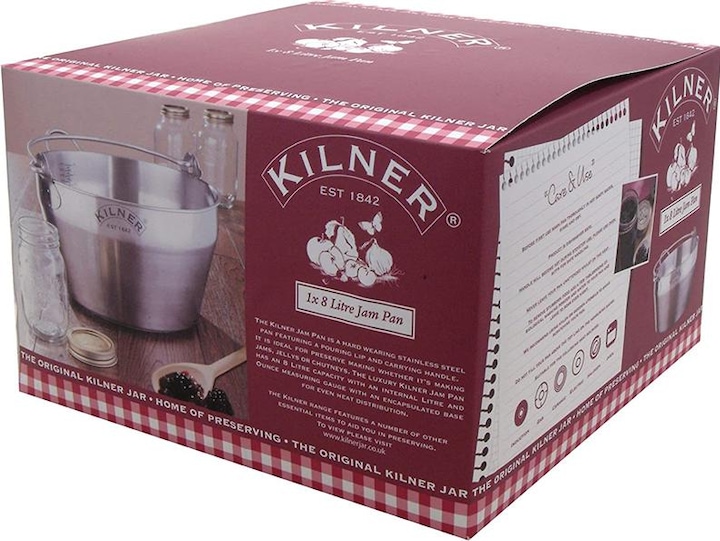 Actual product image Kilner 25.413 Stainless Steel Preserving Jam Pan, Silver, 34.5 x 34 x 19.5 cm (Pot, Stainless steel)
