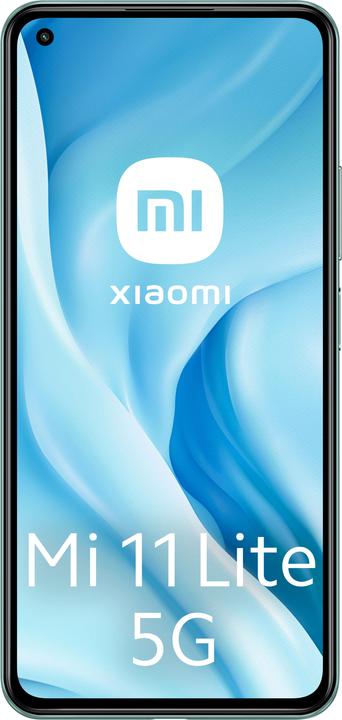 Actual product image Xiaomi Mi 11 Lite 5G (8GB) (128 GB, Mint green, 6.55", Hybrid Dual SIM, 5G)