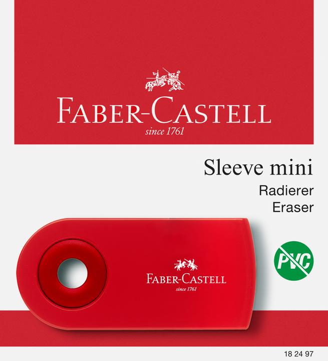 Produktbild Faber-Castell Faber.C.Radierer sleeve mini 182497