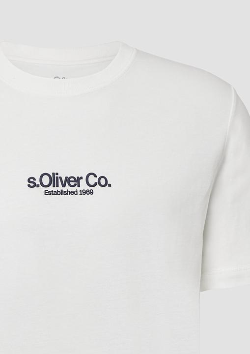 Produktbild S.Oliver T-Shirt T-Shirt aus Baumwolle mit Logo-Print (M)