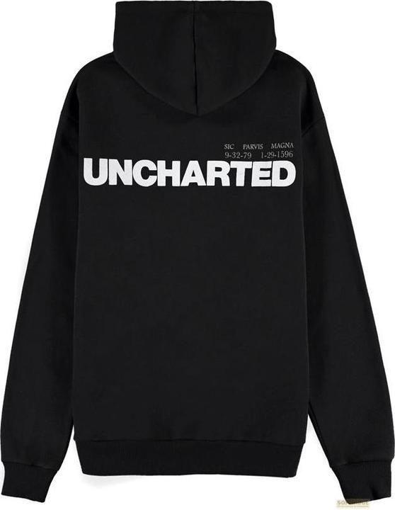 Immagine prodotto Difuzed Uncharted - Felpa con cappuccio con zip da uomo - S (S)