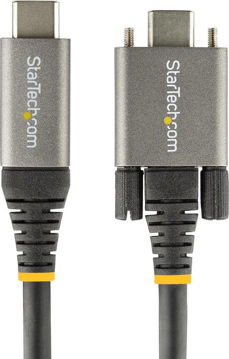 Produktbild StarTech .com 3ft 1m Side Screw Locking USB C Cable 10Gbps, USB 3.1/3.2 Gen 2 Type-C Cable, 100W (5A) Power D (1 m, USB 3.2 Gen 2)