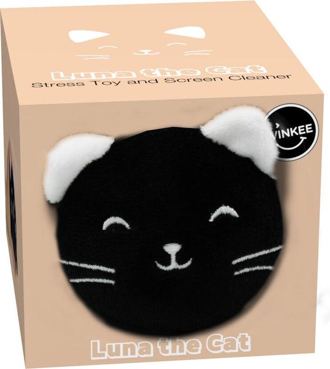 Actual product image Winkee Stress ball and screen cleaner - Cat Luna