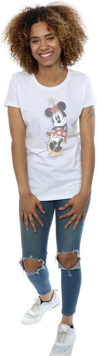 Actual product image Disney Womens/Ladies Minnie Mouse Offset Cotton T-Shirt (XL)