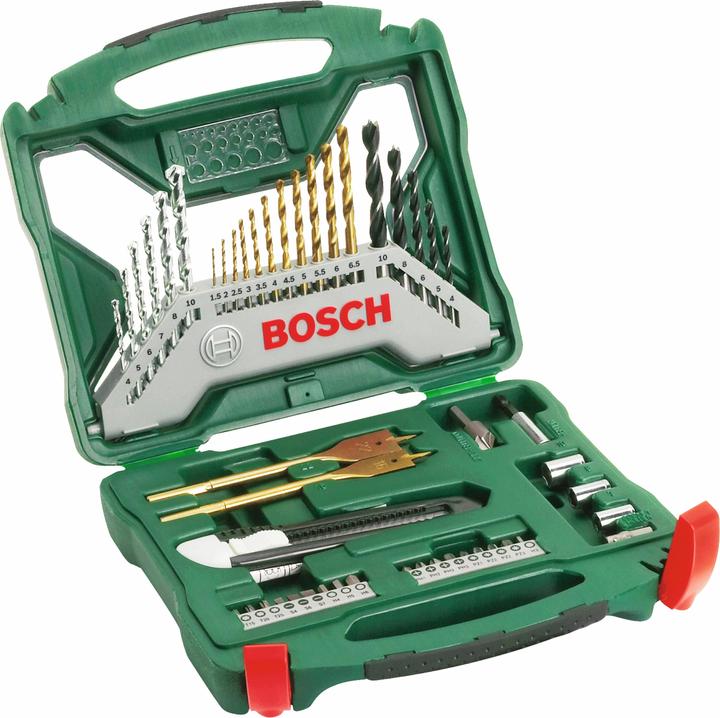 Actual product image Bosch Zubehör X - Line Titanium Drill - and bit set 50 pieces (1.5 mm, 2 mm, 2.5 mm, 3 mm, 3.5 mm, 4 mm, 4.5 mm, 5 mm, 5.5 mm, 6 mm, 6.5 mm, 7 mm, 8 mm, 10 mm, 16 mm, 22 mm)