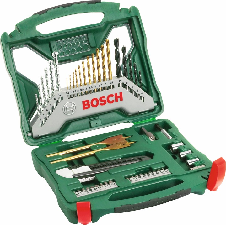 Image du produit Bosch Zubehör X - Perceuse en titane - et jeu de mèches 50 pièces (1,5 mm, 2 mm, 2,5 mm, 3 mm, 3,5 mm, 4 mm, 4,5 mm, 5 mm, 5,5 mm, 6 mm, 6,5 mm, 7 mm, 8 mm, 10 mm, 16 mm, 22 mm)