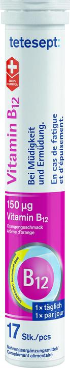 Immagine prodotto Tetesept Vitamina B12 17 compresse effervescenti (1 Pezzo/i, Compressa effervescente, 134 g)