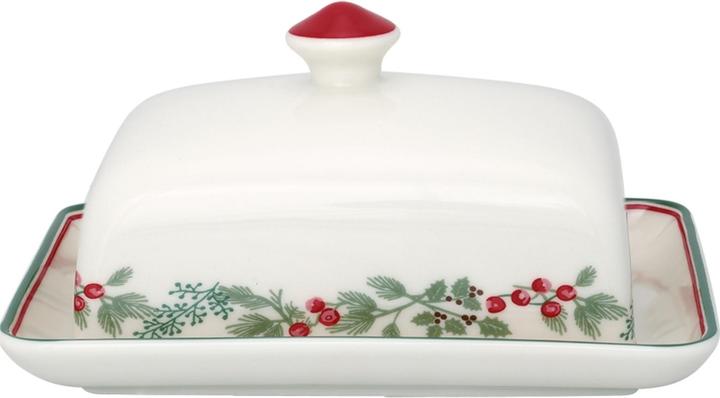 Greengate Charline Butterdose white 12 x 16 cm