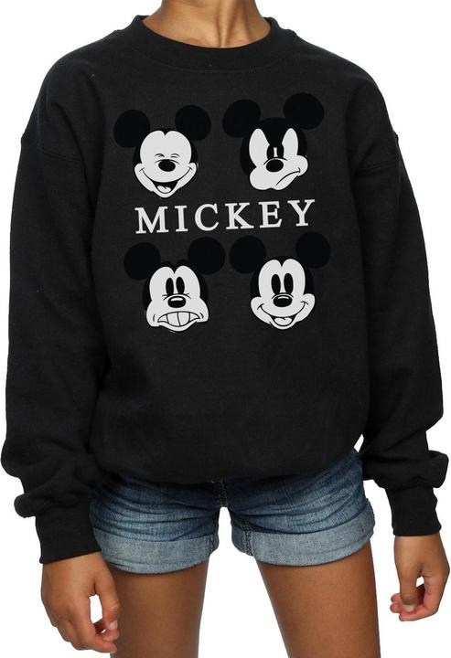 Immagine prodotto Disney Mickey Mouse Four Heads Felpa Ragazze (140, 146)