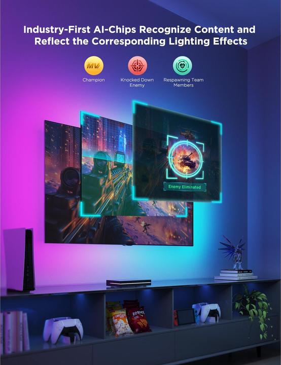 Immagine prodotto Govee AI Sync Box Kit 55-65 (RGBIC, 27.50 cm, Interno)