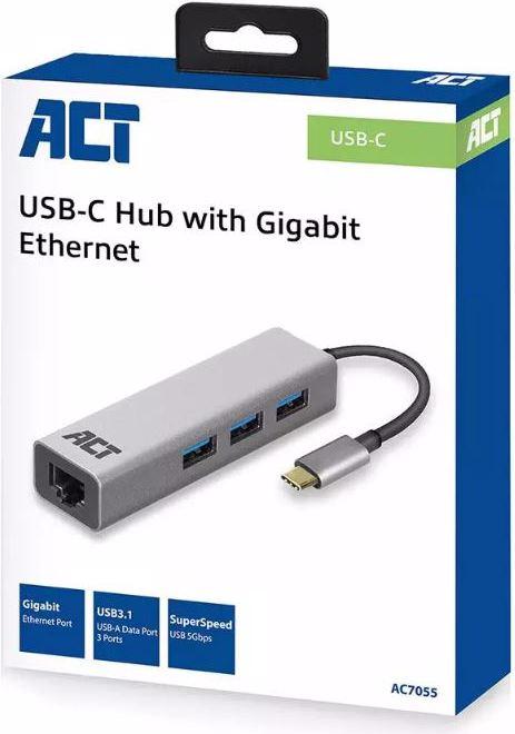 Produktbild ACT AC7055 (USB-C, 3 Ports)