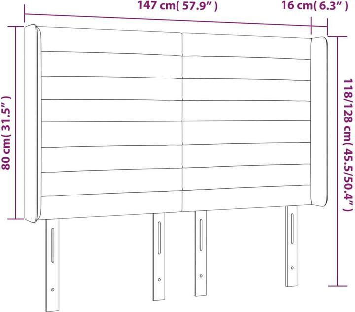 Immagine prodotto vidaXL Kiriakoula (147 x 16 x 128 cm)