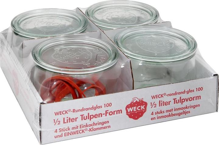 Image du produit Weck La forme de la tulipe (4 pcs, 0.50 l)