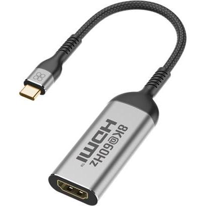 ProMate Átalakító - MEDIALINK 8K (USB-C adapter, 1x8K HDMI, szürke) (HDMI), Adattatore dati + video, Grigio