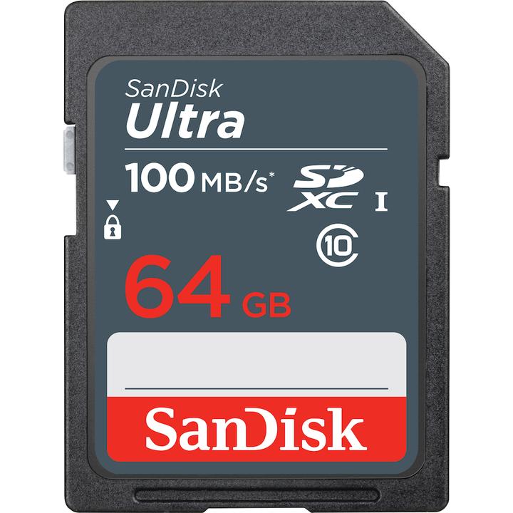 Image du produit SANDISK Ultra (64 Go, SDXC, U1, UHS-I)