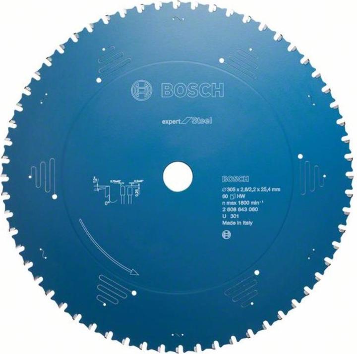Actual product image Bosch Professional Zubehör Circular saw blade Expert for Steel, 190 x 20 x 2.0 mm, 40