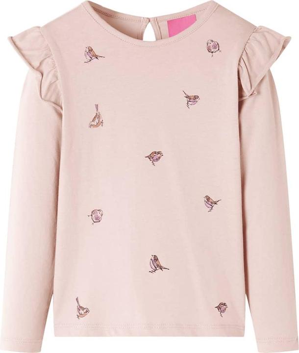 Produktbild VidaXL Kinder-Langarmshirt Rosa 104,Material: 100 % Baumwolle,Farbe (104)