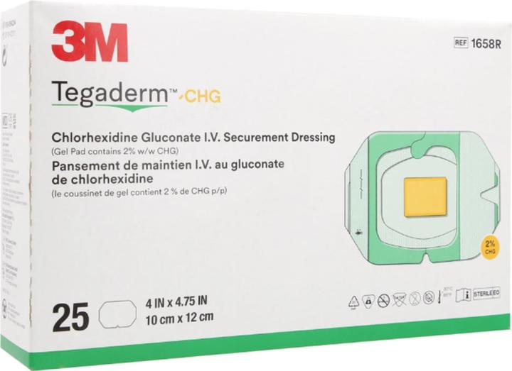 Actual product image 3M TEGADERM CHG 10x12cm 25 (25 x)