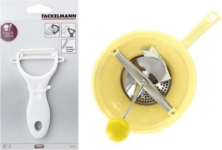 Produktbild Fackelmann Küchenutensilien Vert aus Keramik Edelstahl Kunststoff 20 x 40 x 30 cm 2 Stücke