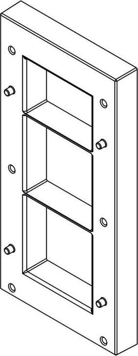 Productafbeelding Servetto Afstandhouders 3T 20mm, antraciet (1 Pcs.)