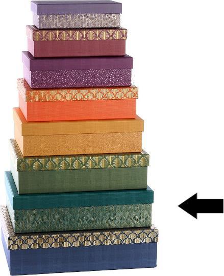 Produktbild Artebene Geschenkschachtel Blüten Floral, Grösse 7: 30x21,5x8cm