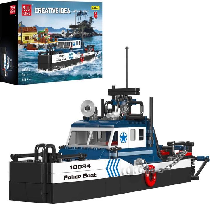 Produktbild Mould King Polizeiboot