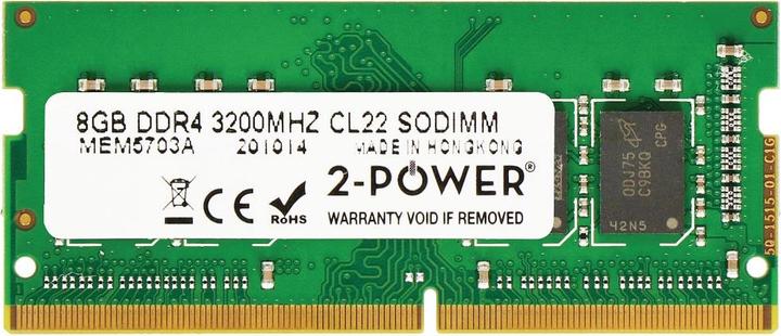 Produktbild 2-Power 8GB DDR4 3200MHz CL22 SODIMM (3200 MHz, DDR4-RAM, SO-DIMM)