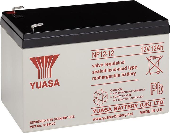 Yuasa NP12-12 Plombierte Bleisäure (VRLA) (12 V, 12 Ah)