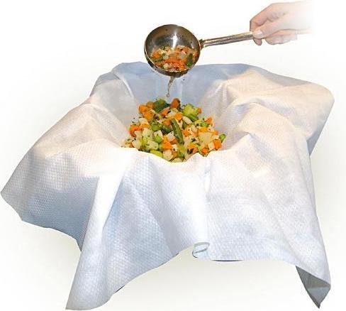 Produktbild Passiertuch 75x75cm weiss (75 cm)