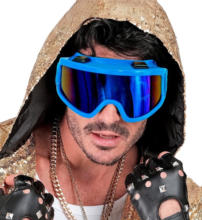 Produktbild Widmann Neon Blaue 80er Jahre Skibrille