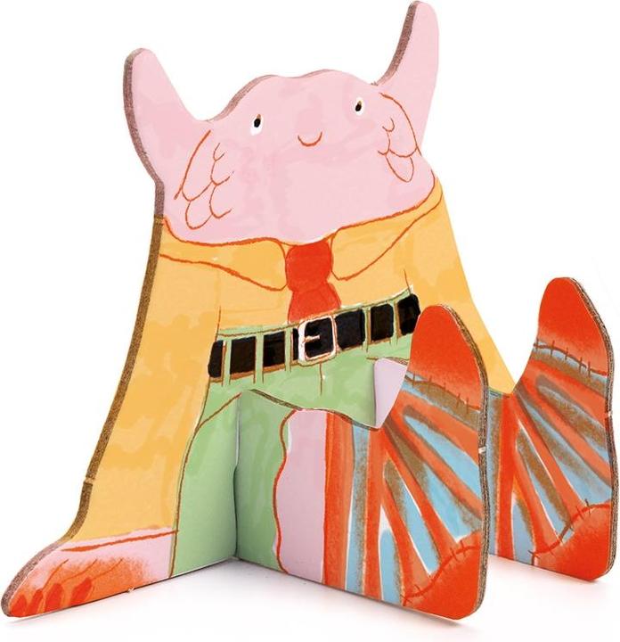 Actual product image Djeco 3D building & colouring set Monster (small)