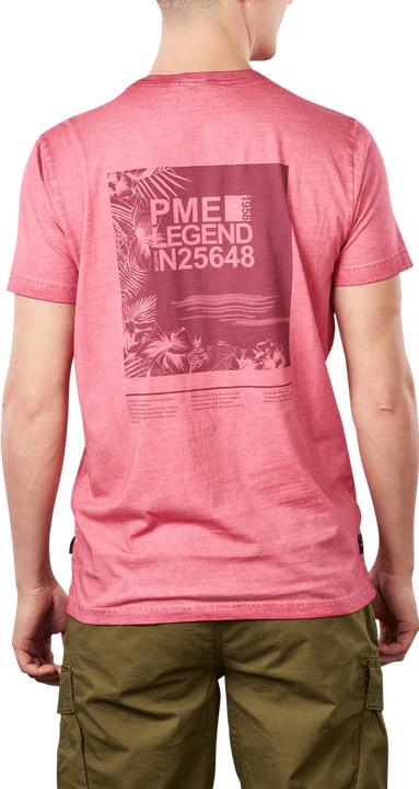 Actual product image Pme Legend Short Sleeve Jersey T-Shirt Crew Neck Slate Rose (S)