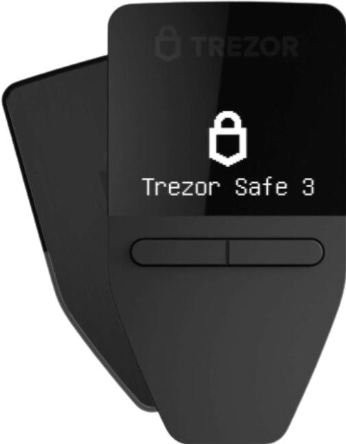 Produktbild Trezor Safe 3 - Cosmic Black (Litecoin, Bitcoin, Cardano, Dogecoin, Ethereum Classic, Bitcoin Cash, Stellar)