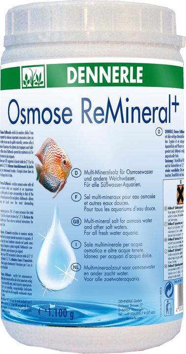 Dennerle Osmose ReMineral + (Nettoyage de l'aquarium)