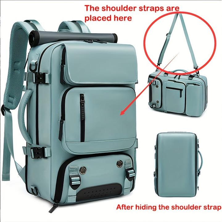 Immagine prodotto Only-Bags.Store Zaino impermeabile per computer portatile da 40,64 cm, zaino da viaggio con borsa per scarpe